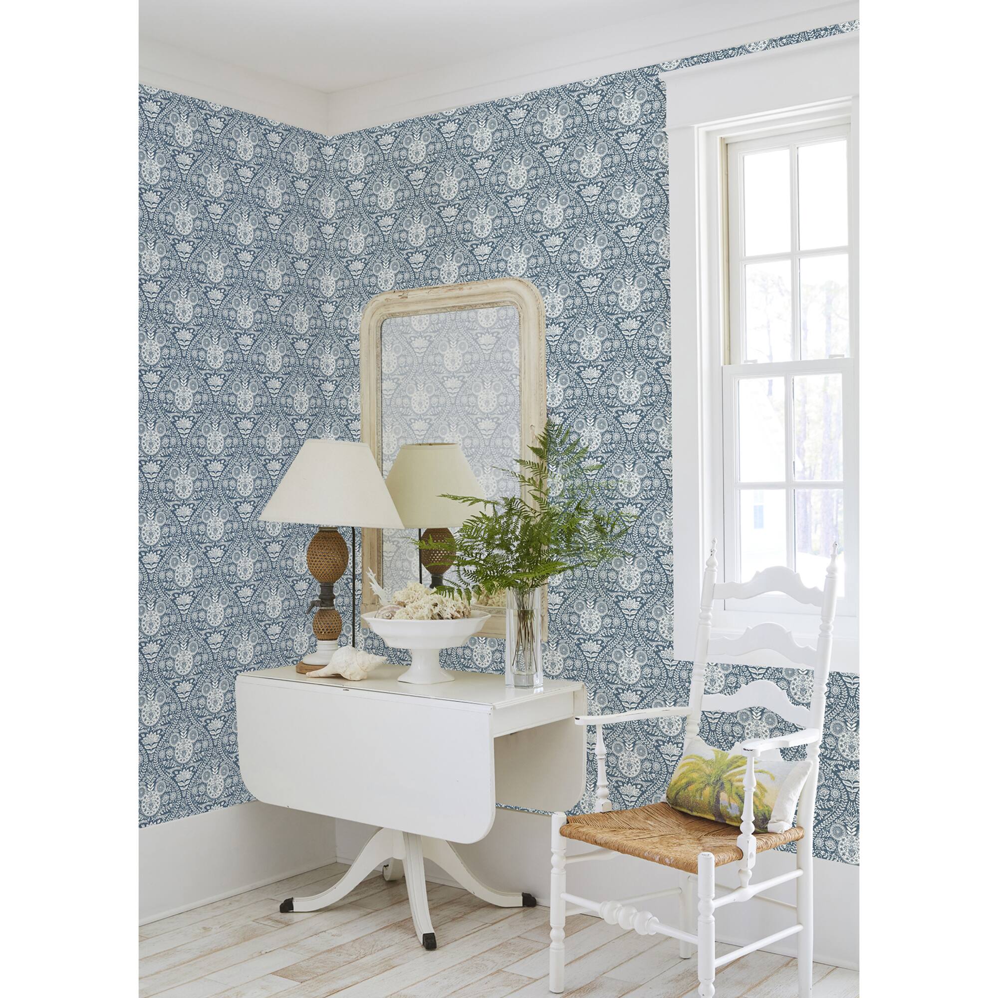 RoomMates Disney Mickey Mouse Block Print Peel & Stick Wallpaper